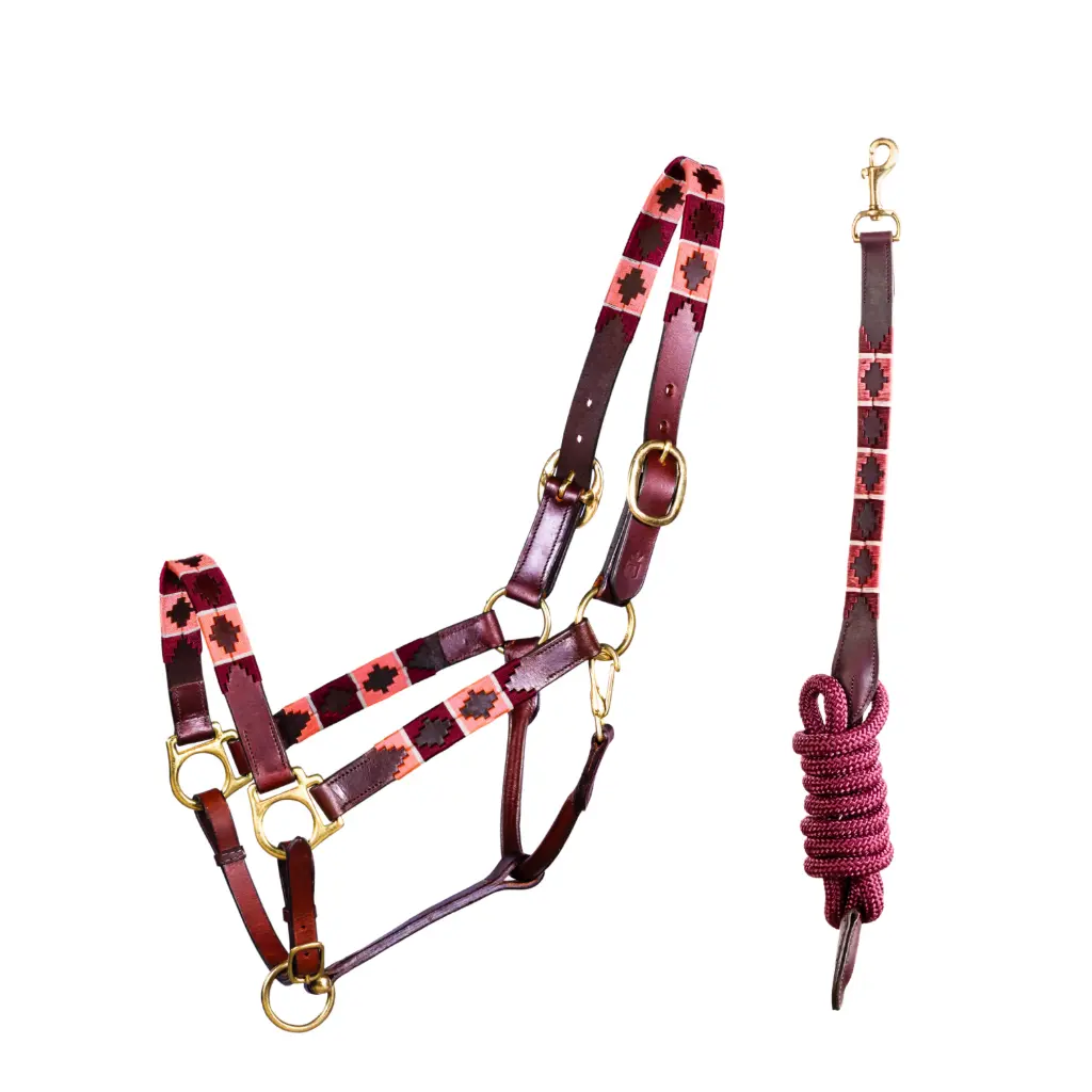 Polo halster Jamorka met touw